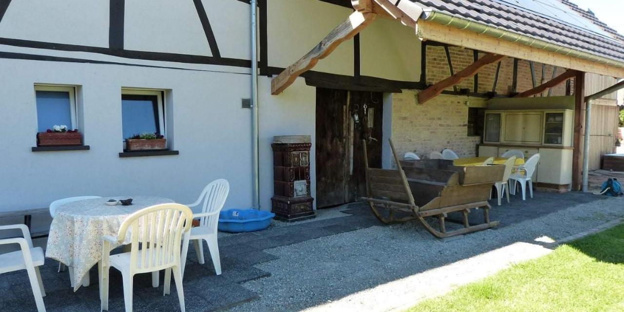 Gite Les Sabots De Paille, Alsace Haut-Rhin Ballesdorf Exteriör bild