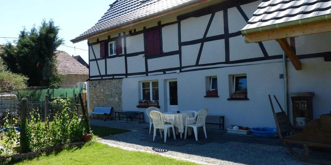 Gite Les Sabots De Paille, Alsace Haut-Rhin Ballesdorf Exteriör bild